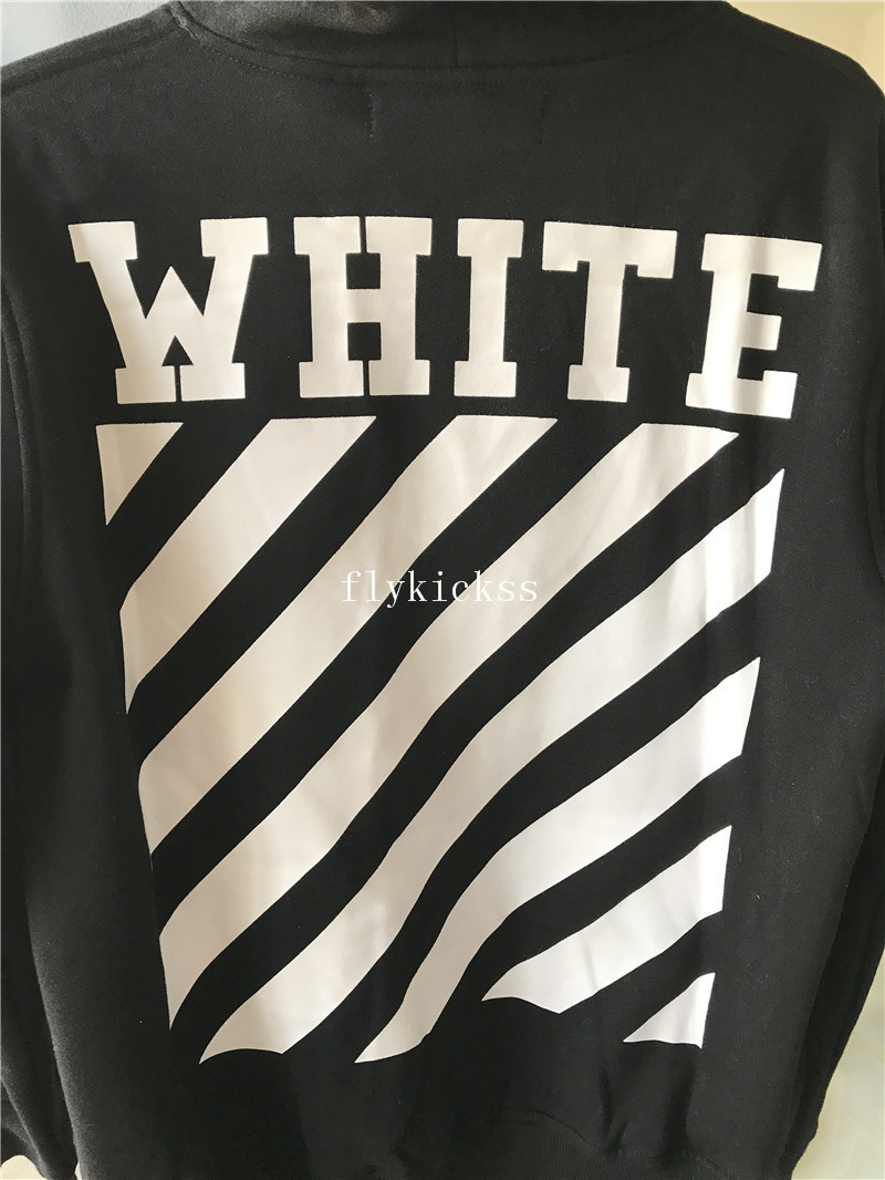 Off White OW Black Hoodie